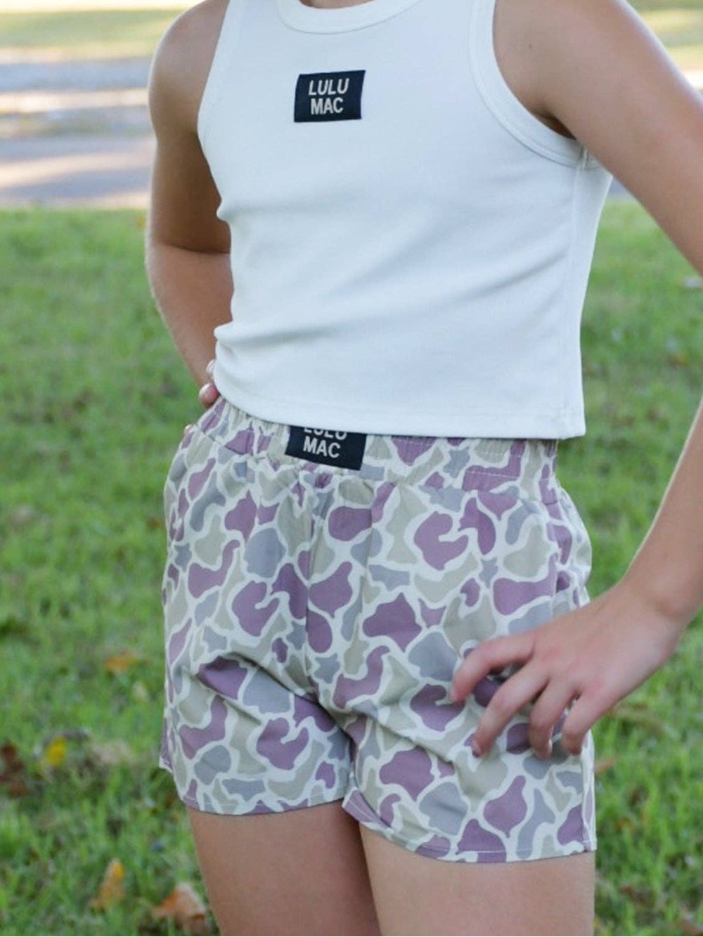 Lulu Mac Youth Light Camo Shorts